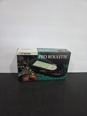 Saitek Pro Roulette Handheld Electronic Casino Game in Box